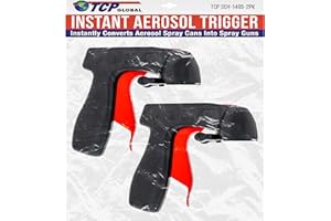 Instant Aerosol Trigger Handle (Pack of 2), Instantly Converts Spray Cans into Spray Guns - Full Hand Grip, Reusable, Easy to