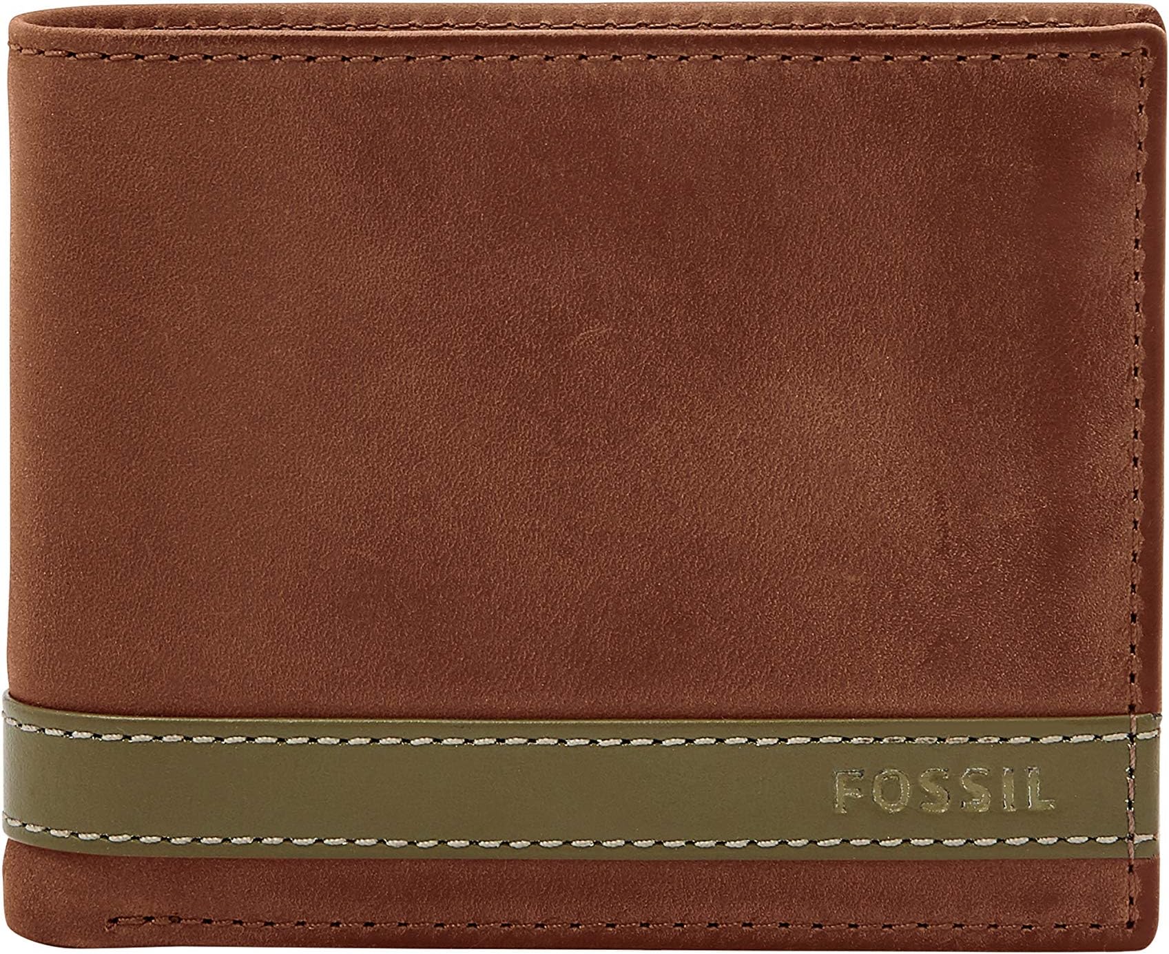 Fossil Men's Quinn Large Coin Pocket Bifold Wallet