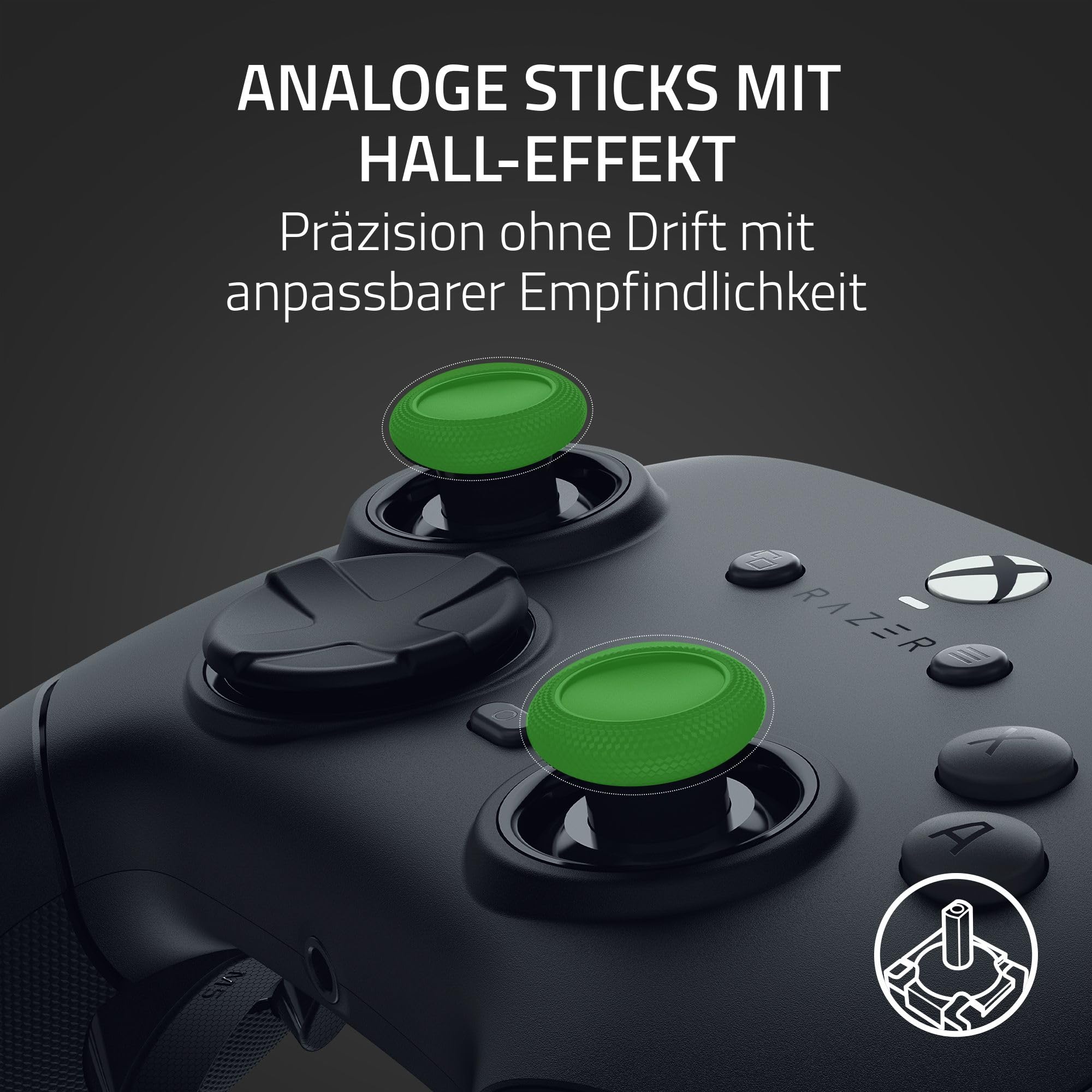 Razer Wolverine V3 Tournament Edition - Kabelgebundener Esports Controller für Xbox X|S & PC (Mecha Tactile Action Buttons, Pro HyperTriggers, 8-Wege D-Pad, 3m USB-C Kabel) Schwarz 5
