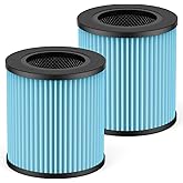 MOOKA B-D02L Official Certified Replacement HEPA Smoke Filter, 2PACK