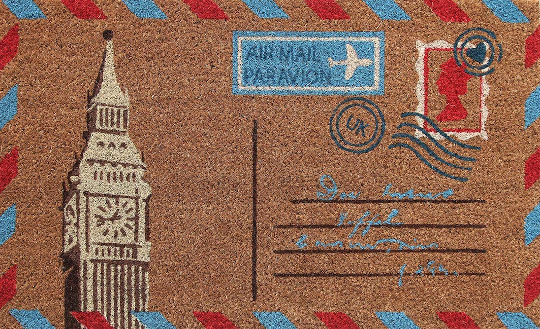 Coco&Coir Natural Coir | Non-Slip | Thick Coir | Premium Quality | Rubber Backed | Eco-Friendly | Indoor | Outdoor | Heavy Duty | Entrance Door Mat | 45 x 75 cm (The Mail)