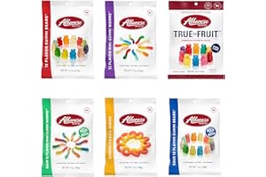 Albanese World's Best Gummi Variety Pack of Gummy Candy, Assorted Flavors 7oz & 7.5oz (Pack of 6)