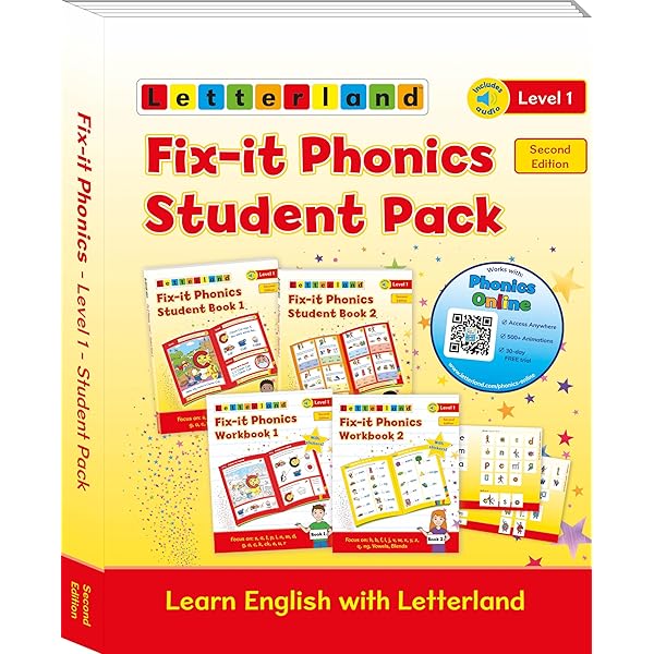 【大幅値下げ】こども英語教材「Fix-it Phonics 1」セット Fix-it Phonics - Level 1 - Student Pack (2nd Edition): Holt, Lisa