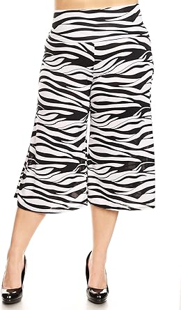 plus size gaucho capris