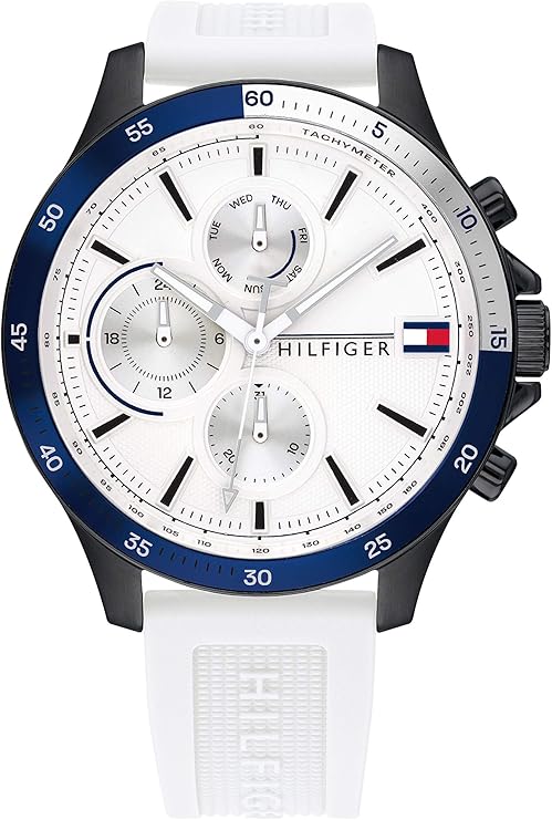 Montre tommy hilfiger homme blanche Clearance