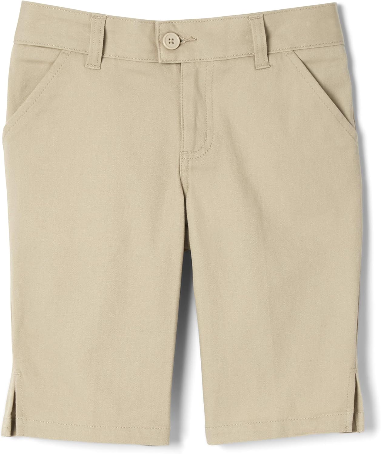 French Toast Girls' Twill Bermuda Short: Clothing