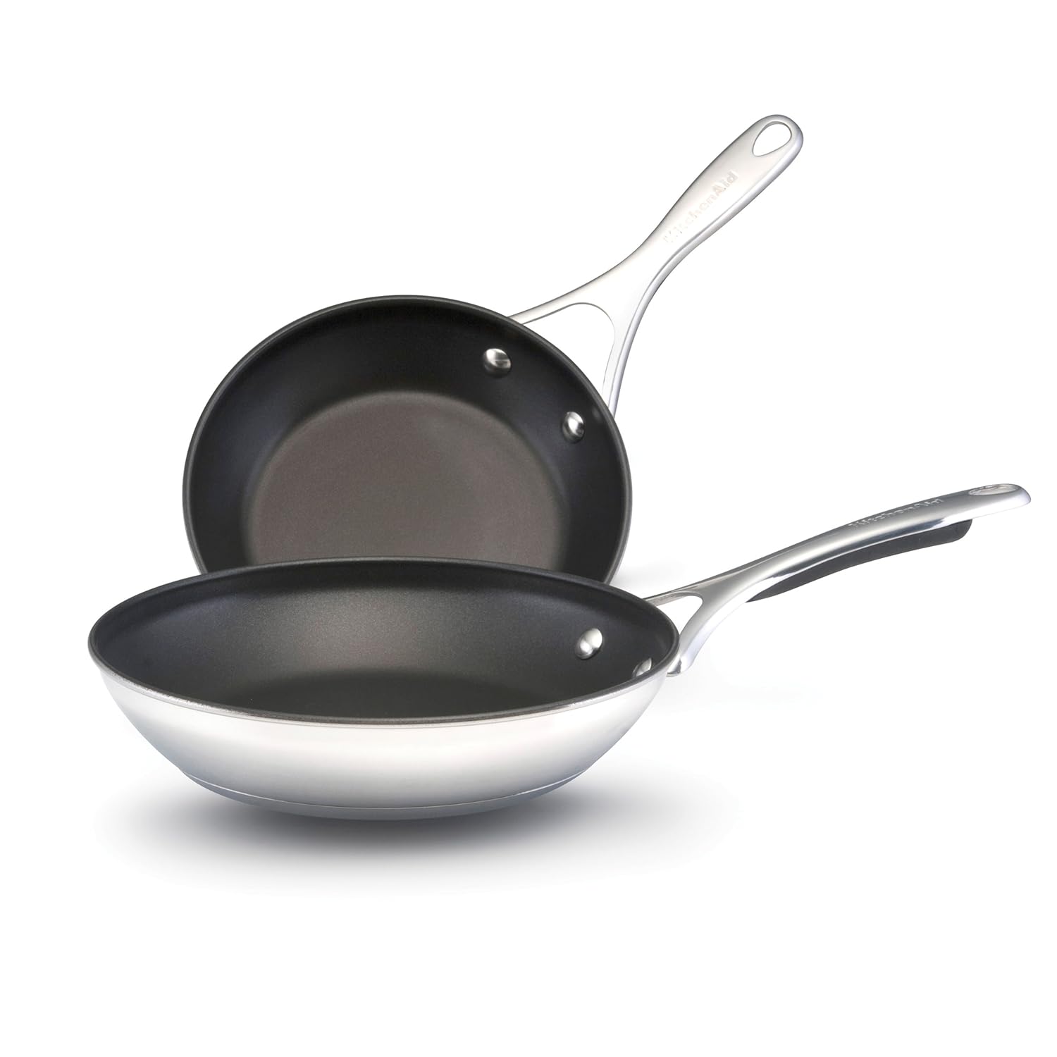 KitchenAid Gourmet Stainless Steel Nonstick 8" & 9.5