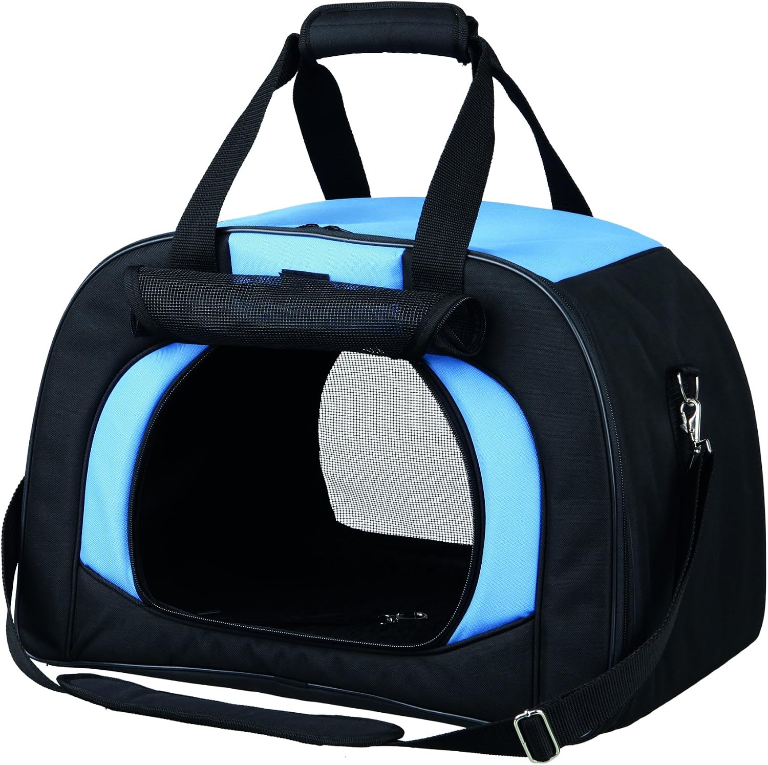 Trixie Kilian Carrier, 48 x 32 x 31 cm, Blue/Black, Multicolor, 48 cm L x 31 cm W x 31 cm H