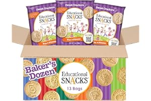 DICK & JANE EDUCATIONAL SNACKS EDUCATIONAL SNACKS – Fun & Fitness Edition | Nut-Free, All-Natural Snacks for Kids | Promote 50+ Activities, Sports & Exercises – Different Mix in Every Bag | 12-Pack | Sports, Camp & After-School Snacks for Energy & Play
