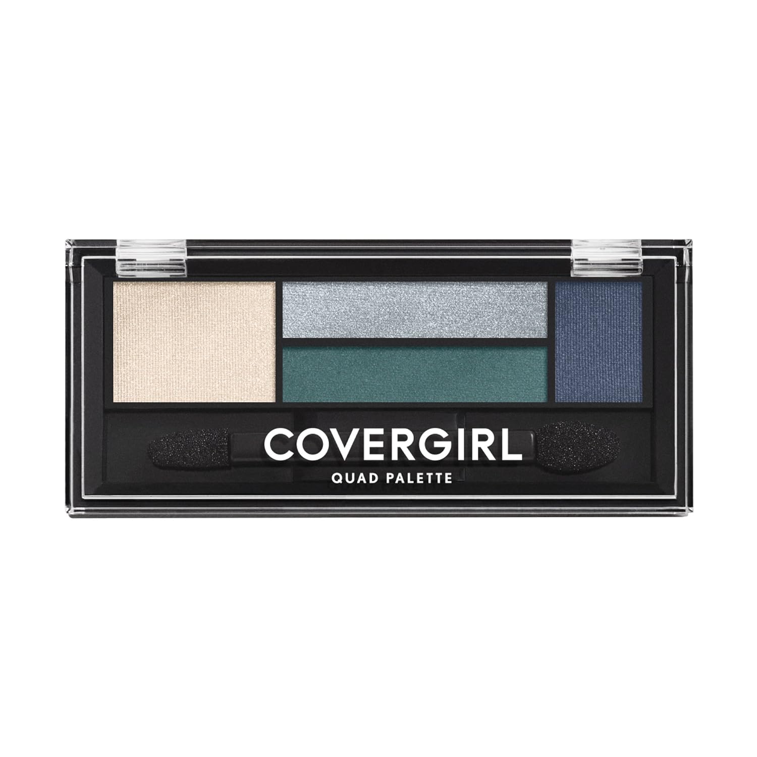 COVERGIRL Eye Shadow Quads Breathtaking Blues 725, .06 oz (packaging may vary)