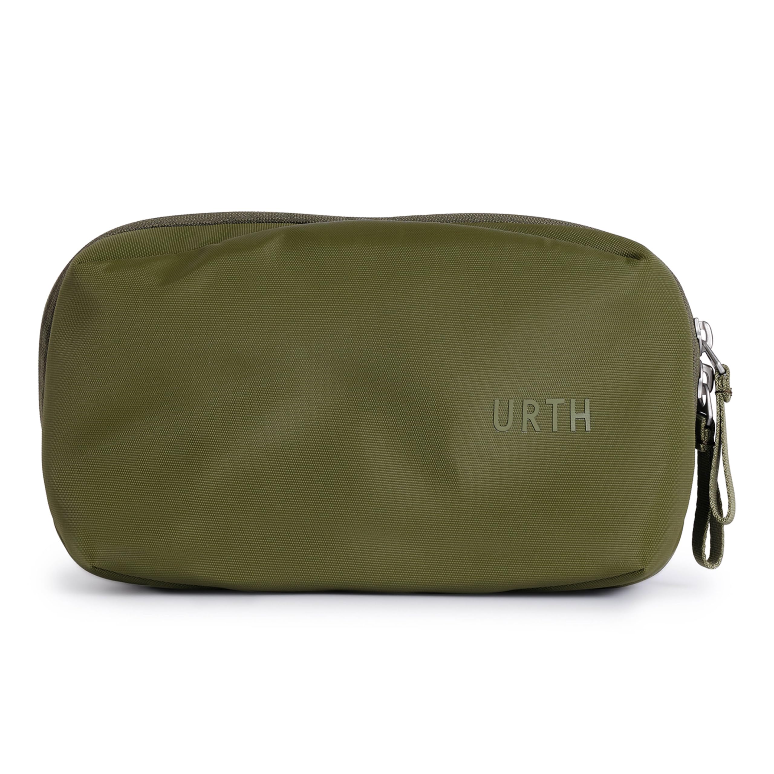 Urth Zeolite Tech Organiser - Water Resistant, Recycled Electronics Travel Case, Cable Organiser Bag for Cords, Charger, Phone, Camera Accessories in Green