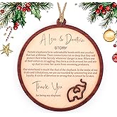 Valentines Day Gifts for Best Friend Girl, Best Friend Birthday Gifts for Women – Friendship Elephant Suncatcher with Story Card, Meaningful Friendship Gifts for Women, Birthday Gift for Best Friends