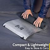 Trail Outdoor Leisure Foil Camping Mat 7mm EVA 180x50cm Black view 4