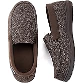 RockDove Men's Tweed Memory Foam Moc Slipper