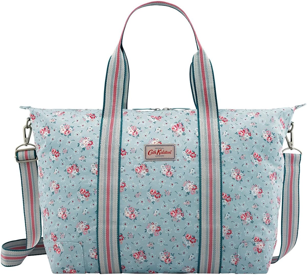 Cath Kidston Lucky Bunch Foldaway Overnight Bag DUSTY BLUE Amazon.co