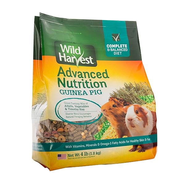 WILD HARVEST ADVANCED NUTRITION GUINEA PIG, 4 POUNDS, COMPLETE AND BALANCED DIET