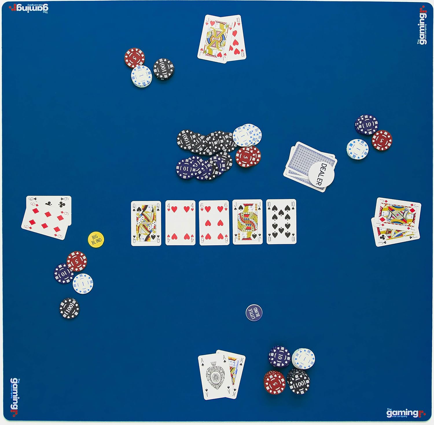 The Gaming Mat Company Poker, Dominoes, Bridge & Mahjong Table Mat - Image 3