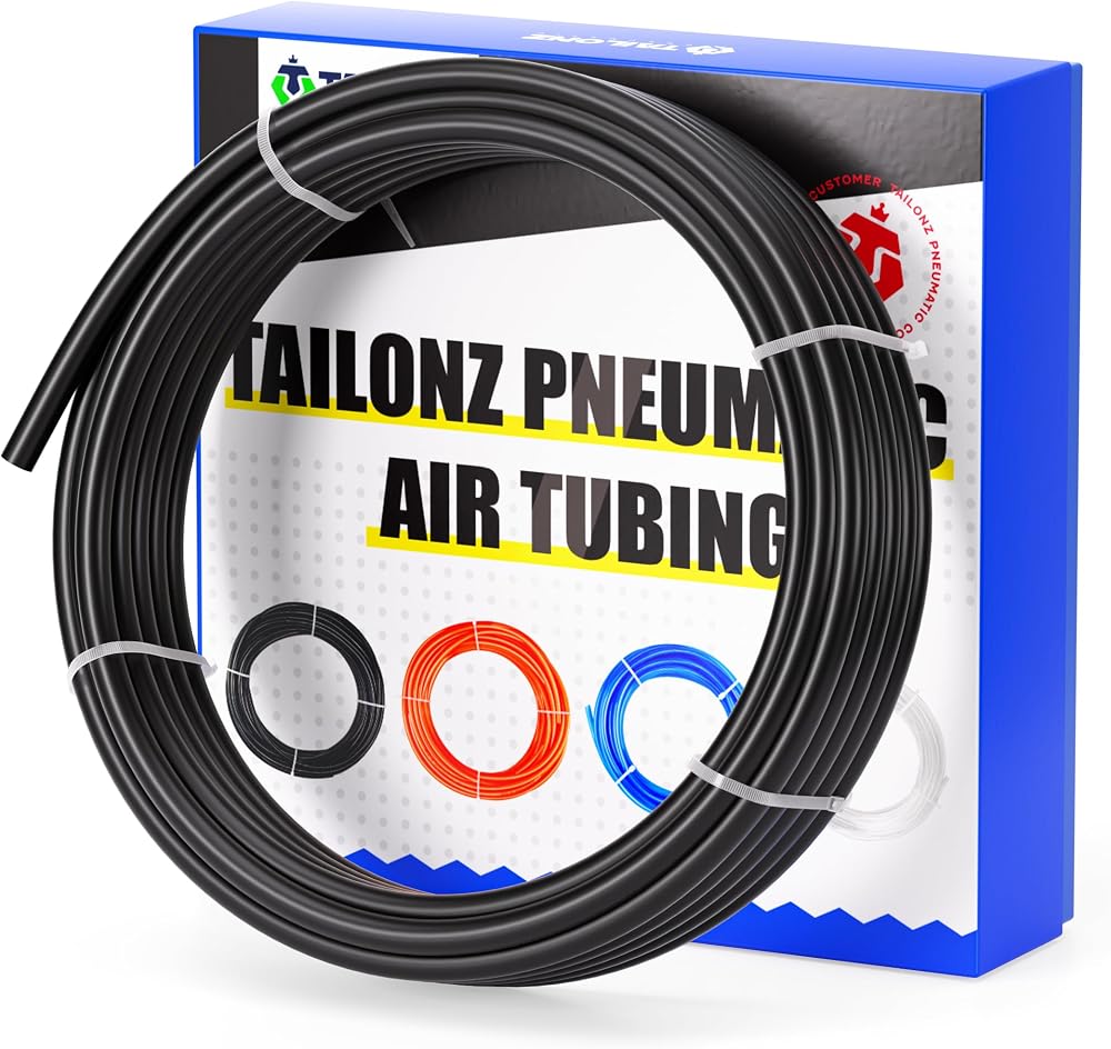 TAILONZ PNEUMATIC 8mm OD PU Air Tubing 10 Meters Flexible Hose