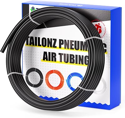 TAILONZ PNEUMATIC 8mm OD PU Air Tubing 10 Meters Flexible Hose