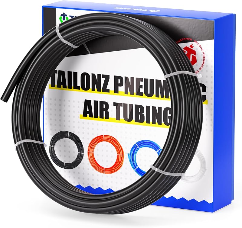 TAILONZ PNEUMATIC 8mm OD PU Air Tubing 10 Meters Flexible Hose