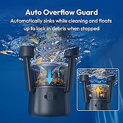BUBLUE F10 Robotic Surface Skimmer, Pool Cleaner