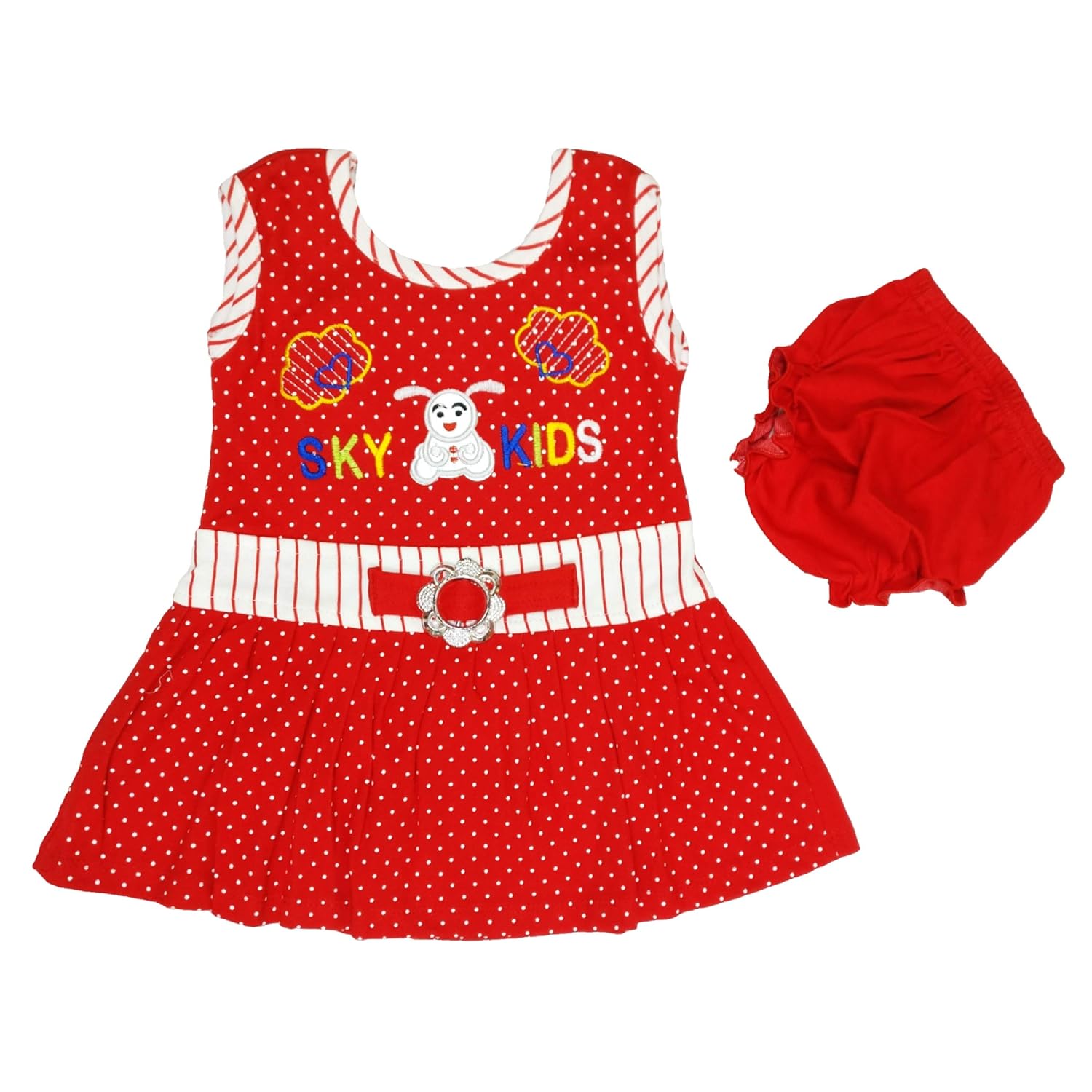 1 year baby girl cotton dresses