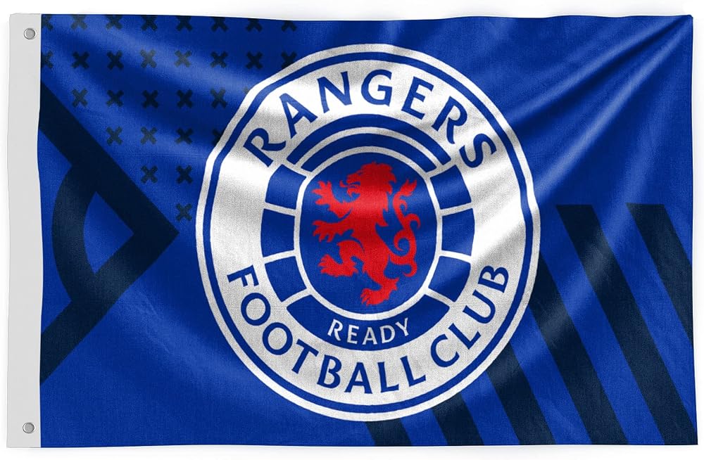 FOCO Rangers FC Flag Banner Core Crest Flag