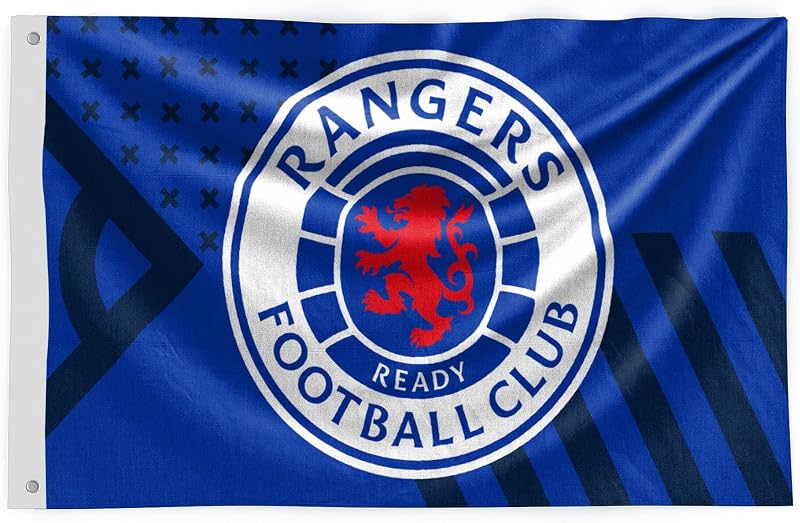 FOCO Rangers FC Flag Banner Core Crest Flag