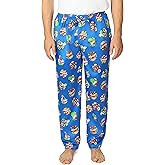 Nintendo mens Pajama Pants, Lounge Bottoms With Drawstring, Ultra-soft & Comfortable
