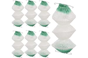 Thinp 6 Pcs Lantern Mantles,3-Layer Propane Lantern Mantles Insta-Clip 2#95 Mantles Gas Lantern Mantles with 2 Install Clip Accordion Shape Mantles for Gas Lantern