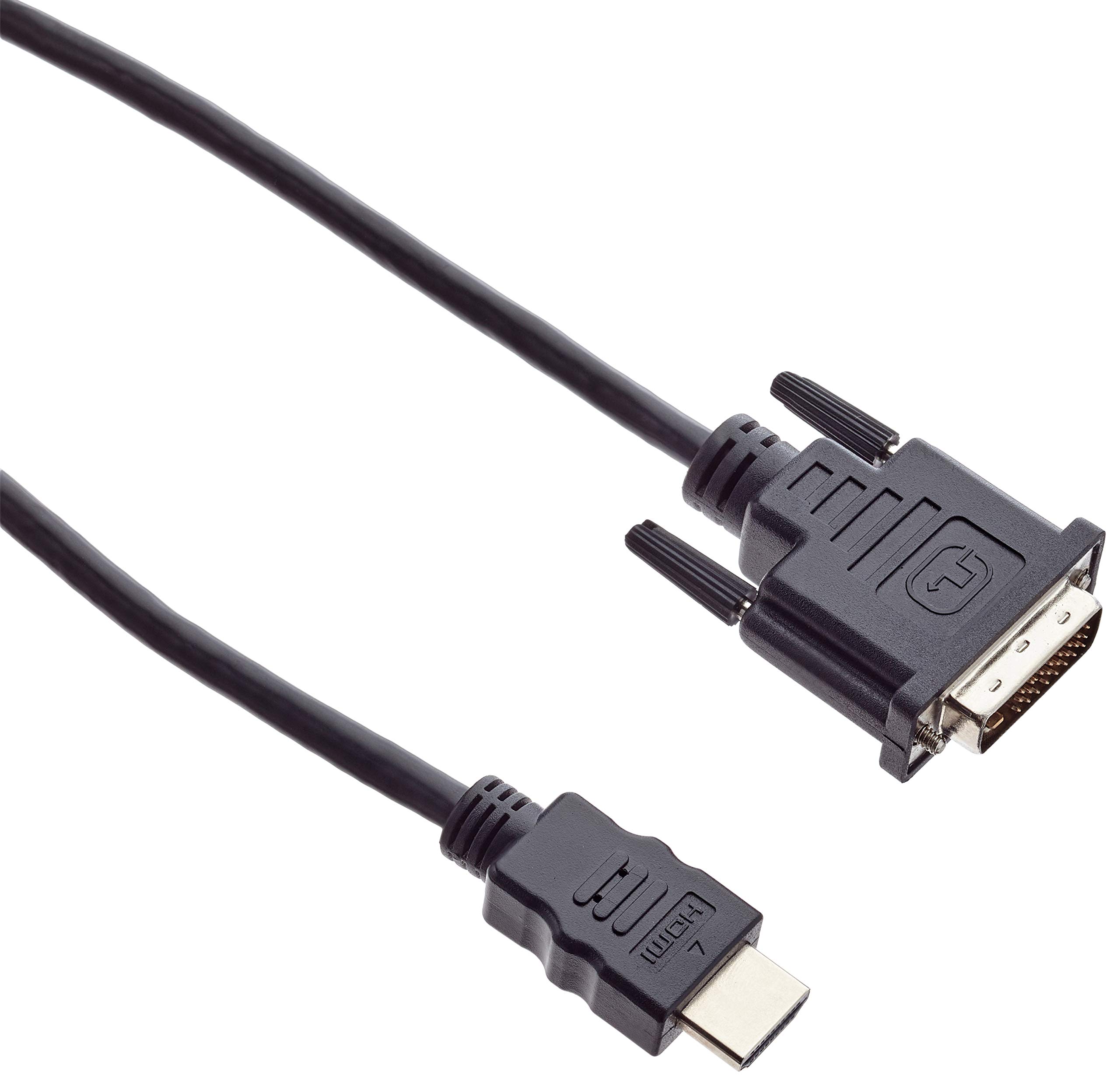 Pro Signal PSG02572 HDMI Male to DVI-D Male Lead, 5m, Black