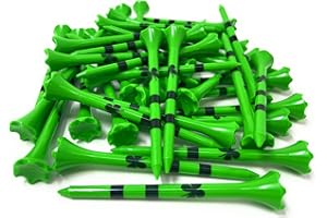 NorthPointe 3 ¼ Neon Plastic Golf Tees – Highly Visible Bright Colors - Easy to Find Golf Tees Plastic in Bulk