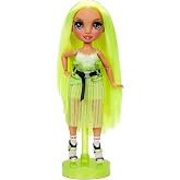 Rainbow High Karma Nichols &ndash; Neon Green Fashion Doll with 2 Doll Outfits to Mix &amp; Match and Doll Accessories, Great Gift for Kids 6-12 Years Old