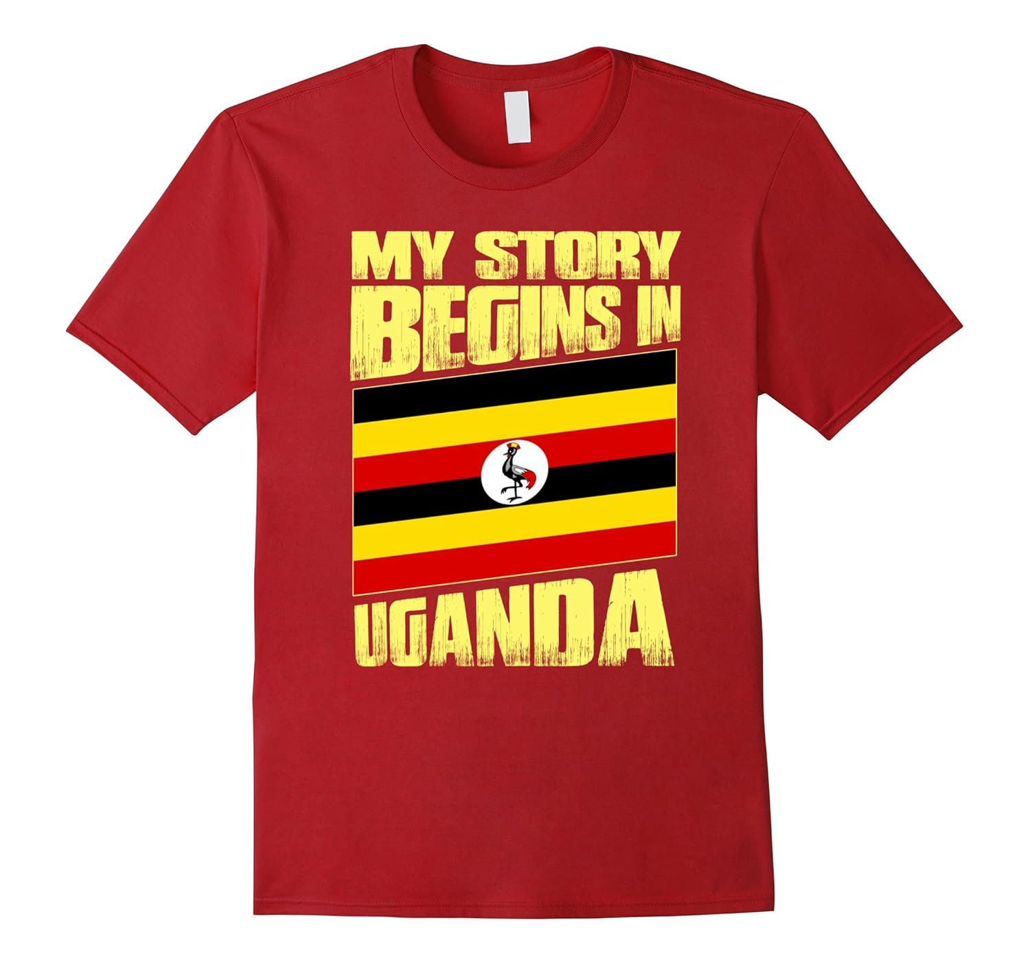 Story begins in UGANDA T-Shirt-Rose