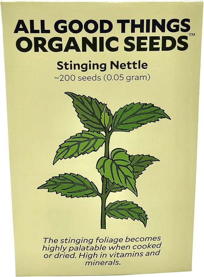 Stinging Nettle Seeds (200) Certified Organic, NonGMO