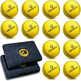 ORVENTA Soft Foam Baseballs - Safe Indoor &amp; Outdoor Practice Baseballs | For Hitting Safety Baseball for Kids &amp; Teenagers with - Training Foam Balls for Hitting, Throwing &amp; Catching - 12 Pack