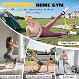 WOQQW Resistance Bands Set with Ankle Straps and Cuffs 3 Levels 10/20/30 lb view 7