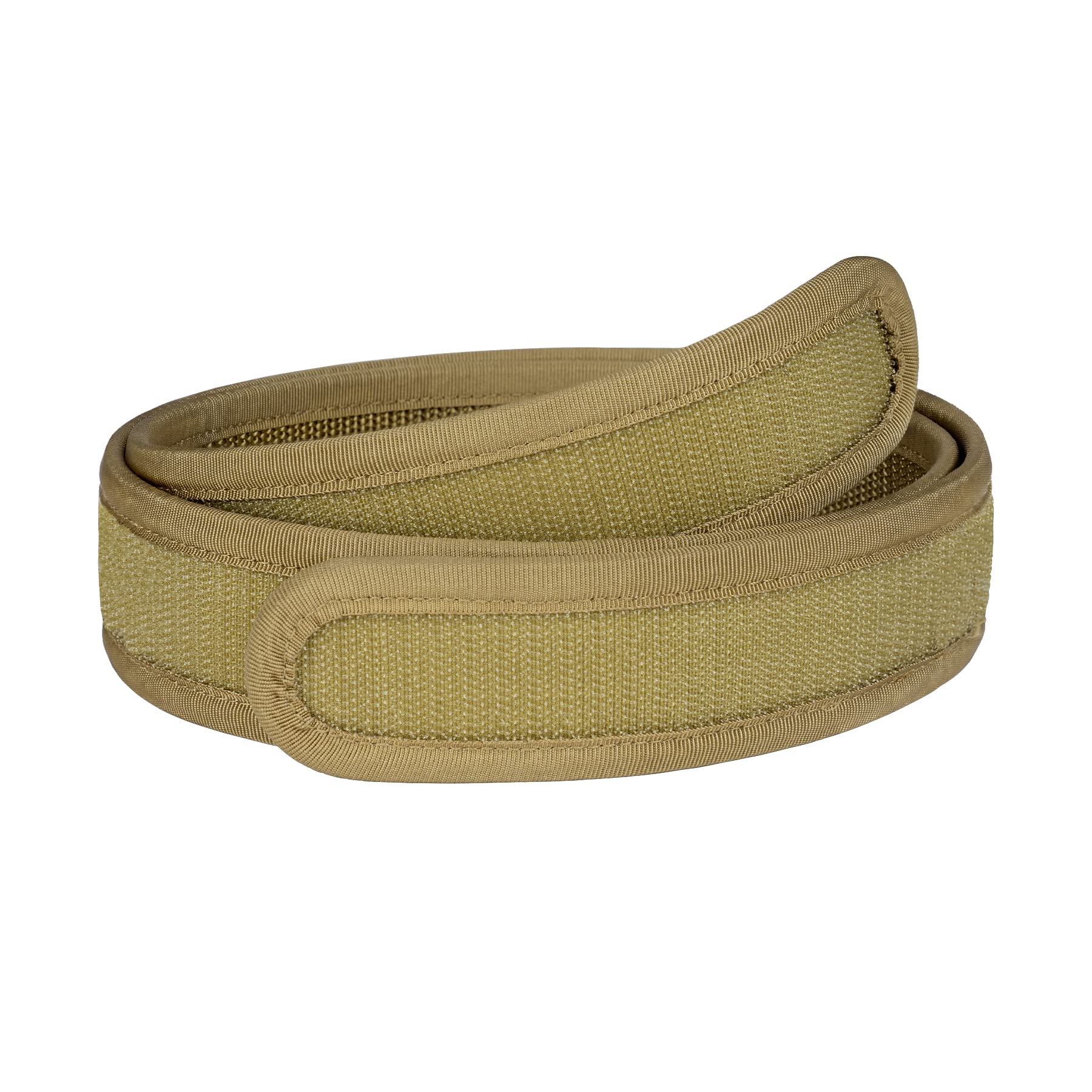IDOGEAR Hook Liner Inner Tactical Belt 1.5" Width for Tactical Duty Belt Gun Belts Men (Khaki, Medium for waist 34"-38")