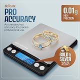 PORTENTUM Digital Kitchen Scale 500g/0.01g Stainless Steel view 6
