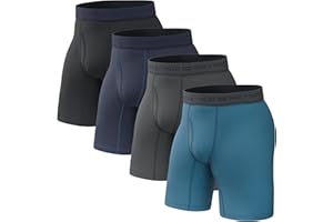 Pair of Thieves Men’s Long Boxer Briefs – Soft, Breathable, Quick Dry Underwear with 4-Way Stretch – Multi-Pack