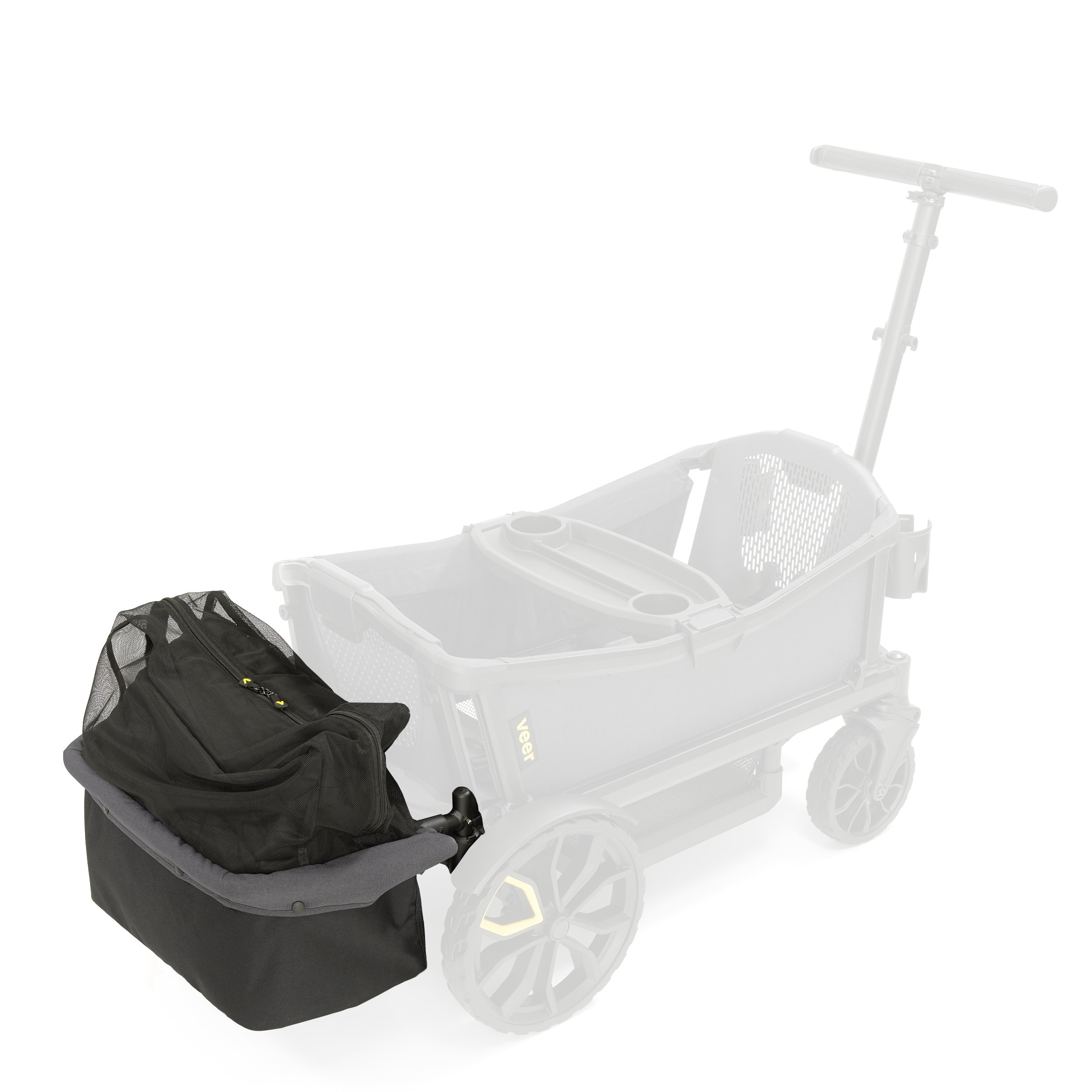 Veer Cruiser with Foldable Storage Basket Bundle | Next Generation Premium Stroller Wagon Crossover | The Feel and Safety of a Premium Stroller Combined with The Fun of a Lightweight, Rugged Wagon
