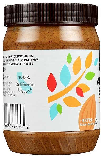 365 BY WHOLE FOODS MARKET, CREAMY ALMOND BUTTER, 28 OZ