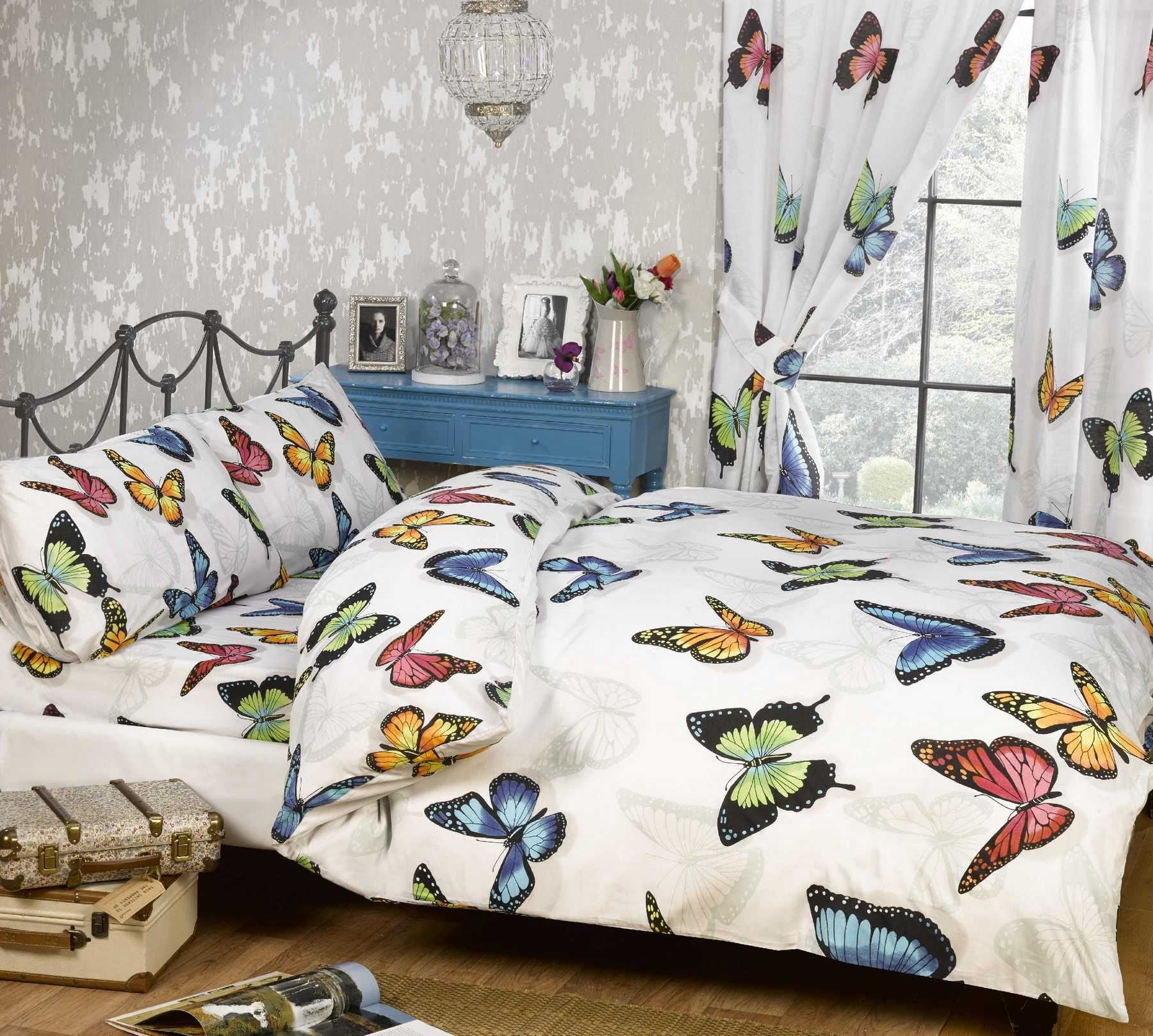 Rapport Home Marie Butterflies Kingsize Duvet Cover Set
