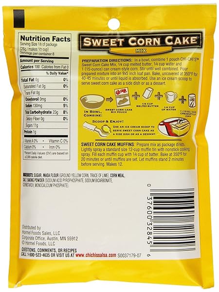 CHI CHIS MIX CAKE SWEET CORN (PACK OF 2)