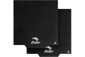COMGROW 2PCS Creality Original Ultra Removable Magnetic 3D Printer Build Surface Heated Bed Cover for Ender 3/Ender 3 Pro/Ender 3 V2/Ender 3 V2 Neo/Ender 3 Neo/Ender 3 S1/3 S1 Pro/Ender 5 Pro 235X235MM