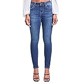 YMI Womens YMI Jeans Women's Wannabettabutt Mid Rise Embroidered Skinny Jean