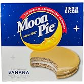 Moon Pie Single Decker Original Marshmallow Sandwich - Banana | 12 Count Box