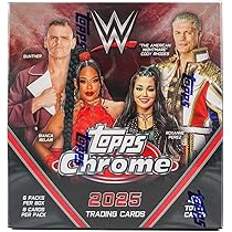 WWE BOXセット 2025 Topps WWE Chrome® - Hobby Box - Pre-Order