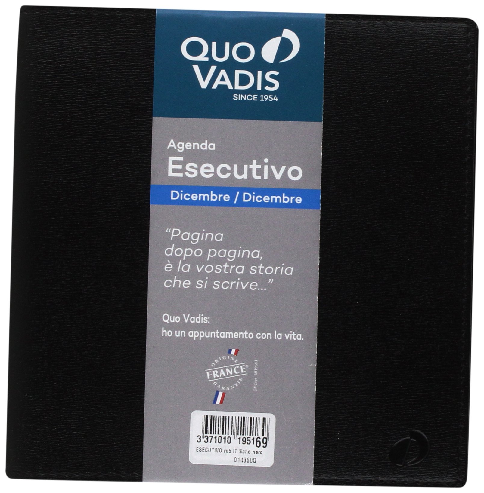 Quo Vadis 01436020MQ Year 2020 ESECUTIVE IT Soho - 16x16cm - Weekly - Dec/Dec Civil Year