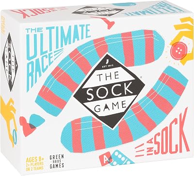 Green Brothers Games The Sock Game Board Game Ages 8+ 2+ Players 5-30 Min
